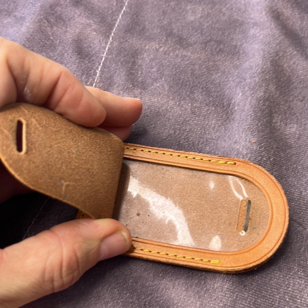 Louis Vuitton Luggage Tag Vanchetta Leather n15 - Picture 3 of 7